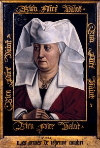 Ritratto di Marie de Pacy da Robert Campin