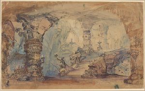 Un Fantastico Tempio Sotterraneo (La Caverna di Aladino?) da Robert Caney