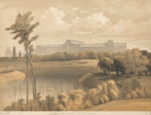 Palazzo di Cristallo dal serbatoio, Sydenham da Robert Carrick
