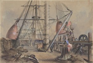 Tirare Fuori una delle Grandi Boe: Il Ponte del Great Eastern Guardando da... da Robert Charles Dudley