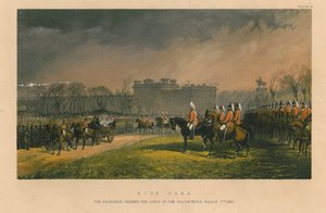 Hyde Park - la principessa che passa le linee dei volontari, 7 marzo 1863 da Robert Charles Dudley