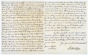 Lettera di Robert Clive a Thomas Pelham-Holles, 23 febbraio 1757 da Robert Clive