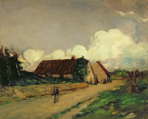 Vecchie case coloniche della Bretagna da Robert Cozad Henri