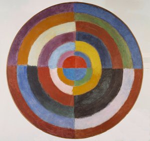 Disque Le premier disque, 1912-1913 da Robert Delaunay