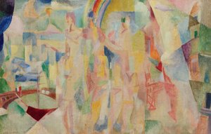 La ville de Paris, Esquisse, 1911-1912 da Robert Delaunay