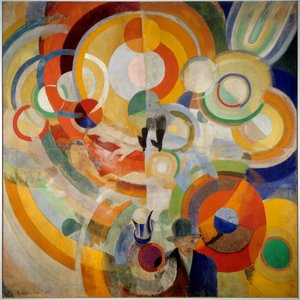 Giostra dei maiali (o Giostra elettrica) da Robert Delaunay