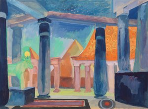 Scenografia per Cleopatra, c.1918 da Robert Delaunay