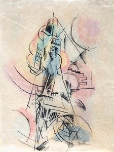 Studio per La Tour Eiffel da Robert Delaunay