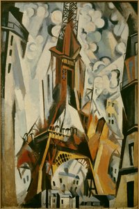La Torre Eiffel. Dipinto di Robert Delaunay (1885-1941) 1910. da Robert Delaunay
