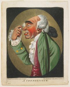 Un intenditore, da A Book of Heads, 1795