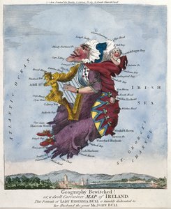 Geografia stregata! o, una divertente mappa caricaturale dell