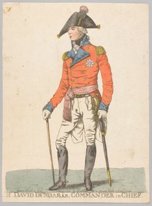Sir David Dundas, KB, Comandante in Capo da Robert Dighton