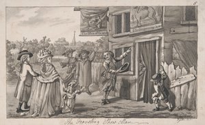 Il saltimbanco da Robert Dighton