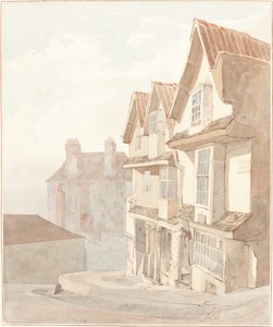 Veduta di Church Lane, Bristol da Robert Dixon