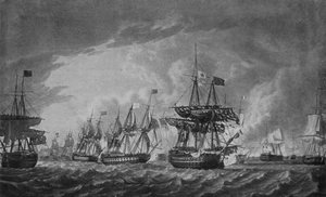 Prima del Glorioso Primo di Giugno, c1795 da Robert Dodd