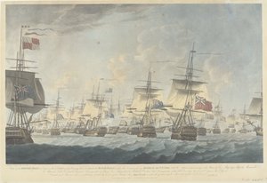 Battaglia di Camperdown (1797): attacco della flotta britannica