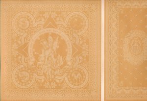 Lino damascato di Mr C. Faber, Stoccarda e Messrs. Burre Bros. Dumferline, 1863 da Robert Dudley