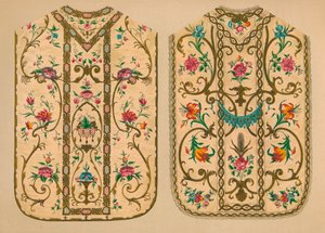 Casule ricamate da Luigi & Ersilia Martini, 1893 da Robert Dudley