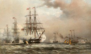 The Nore, 6 marzo 1863 (cromolitografia) da Robert Dudley