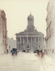 Glasgow: The Royal Exchange (litografia a colori)
