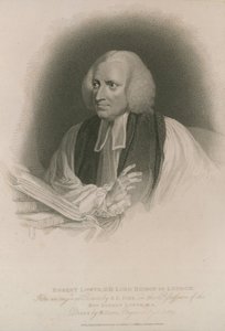 Ritratto di Robert Lowth da Robert Edge Pine