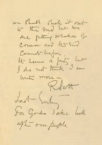 Facsimile del messaggio al pubblico, 29 marzo 1912, 1913 da Robert Falcon Scott
