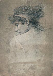 Studio femminile, c1895, 1897 da Robert Fowler