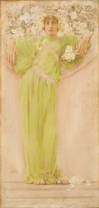 Una ghirlanda di rose (giugno) (1897) da Robert Frederick Blum