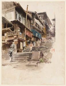Una strada a Ikao, Giappone, II da Robert Frederick Blum