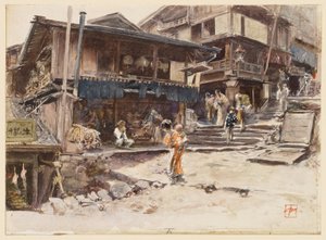 Una strada a Ikao, Giappone, I da Robert Frederick Blum