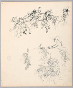Disegno, Figure danzanti, 1882-83 da Robert Frederick Blum
