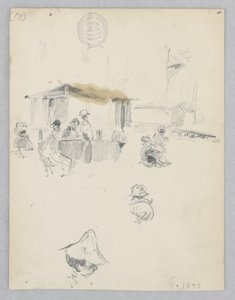 Scena di mercato da Robert Frederick Blum