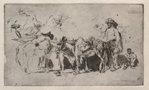 Uomini e asini, Roma da Robert Frederick Blum