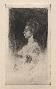 Profilo della testa di una ragazza giapponese da Robert Frederick Blum