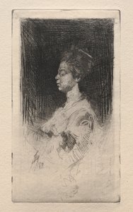 Profilo di una ragazza giapponese, 1879