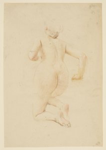 Studio per una Donna in Ginocchio, "Festival della Vendemmia," Mendelssohn Glee Club, New York, NY da Robert Frederick Blum