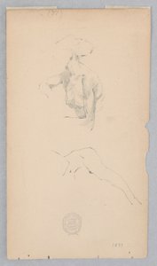 Due Studi dopo il Nudo di una Donna da Robert Frederick Blum