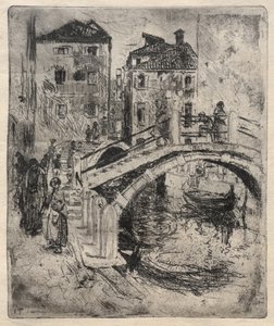 Canale e ponti veneziani, 1886