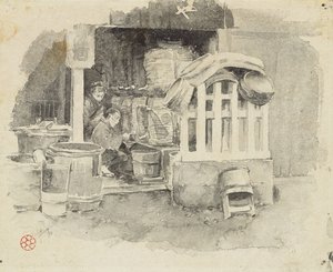 Dove si Vende il Sake, 1890 da Robert Frederick Blum