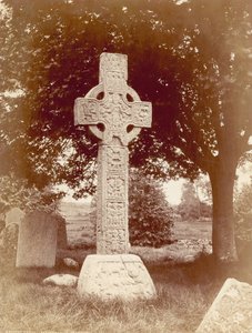 La Croce Alta del Sud a Castledermot, Co. Kildare, Irlanda da Robert French