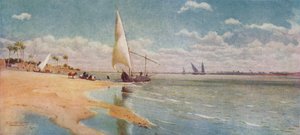 Una Giornata Ventosa ad Ayat da Robert George Talbot Kelly