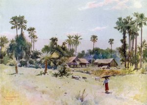 Un villaggio birmano da Robert George Talbot Kelly