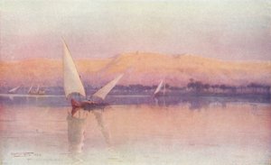 Un crepuscolo sul Nilo, c1880, 1904 da Robert George Talbot Kelly