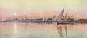 Il Cairo dal fiume - Sera, c1880, 1904 da Robert George Talbot Kelly
