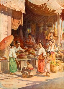 In un bazar birmano