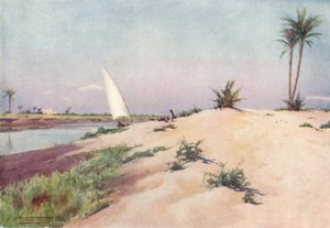Sul Canale di Ismailia, vicino a Tel-El-Kebir da Robert George Talbot Kelly