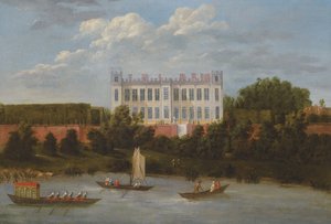 Una vista di Syon House dal Tamigi da Robert Griffier
