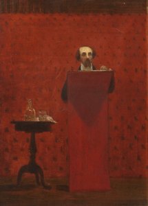 Charles Dickens che legge in pubblico, 1858 da Robert Hannah