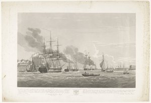 Partenza di dodici navi mercantili olandesi dal porto di Portsmouth, 1833 (tavola 2)