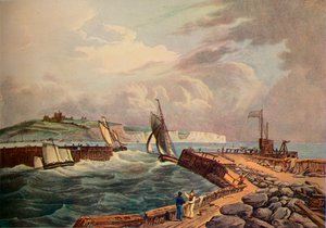 Cutter che entra nel porto di Dover, 1819 da Robert Havell
